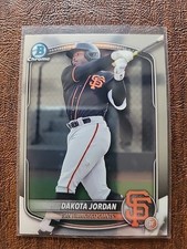 2025 Bowman Draft - Chrome Dakota Jordan #BDC-139 (RC) - Giants 