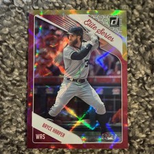2018 Donruss Elite Series Bryce Harper Crystal Gold Refractor #/99