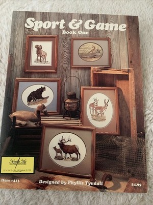 Sport & Game Book One- Designed By Phyllis Tyndall- Cross Stitch- Item # 413