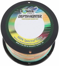 PowerPro Depth Hunter Jig Metered Braided Fishing Line.