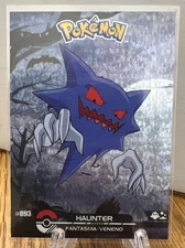 Haunter #93-Cracked Ice Holo-Dark Black 2025-Pokemon Card Crystal Collection NM