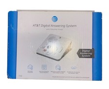 AT T Digital Answering System With Time  Day Stamp Model 1740 White Compact New