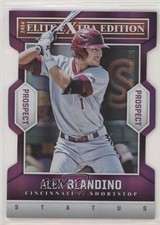 2014 Elite Extra Edition Prospects Status Purple Die-Cut /150 Alex Blandino 0m8