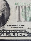1934 A $10 Ten Dollar Bill Federal Reserve Note Green Seal Serial Number Error — photo 9