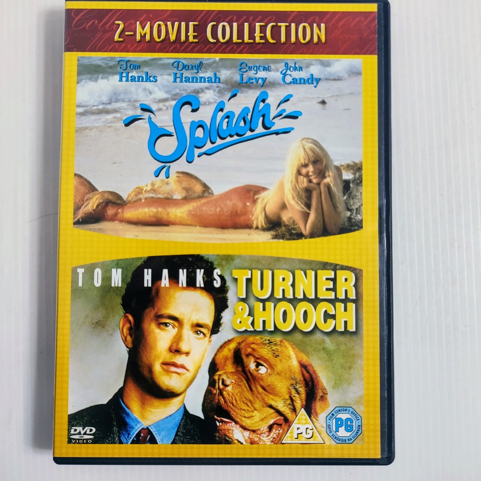 Tom Hanks Splash & Turner And Hooch DVD Bundle 2 Movie Comedy Collection