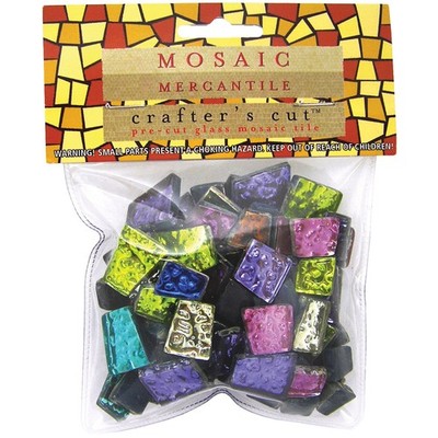 Crafter's Cut Mosaic Tiles .5lb Assorted Sparkle