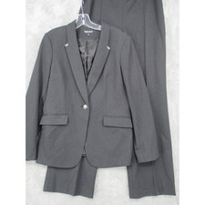 John Meyer Pants Suit Womens 10 Blazer Wide Leg Trousers Career Office Corporate