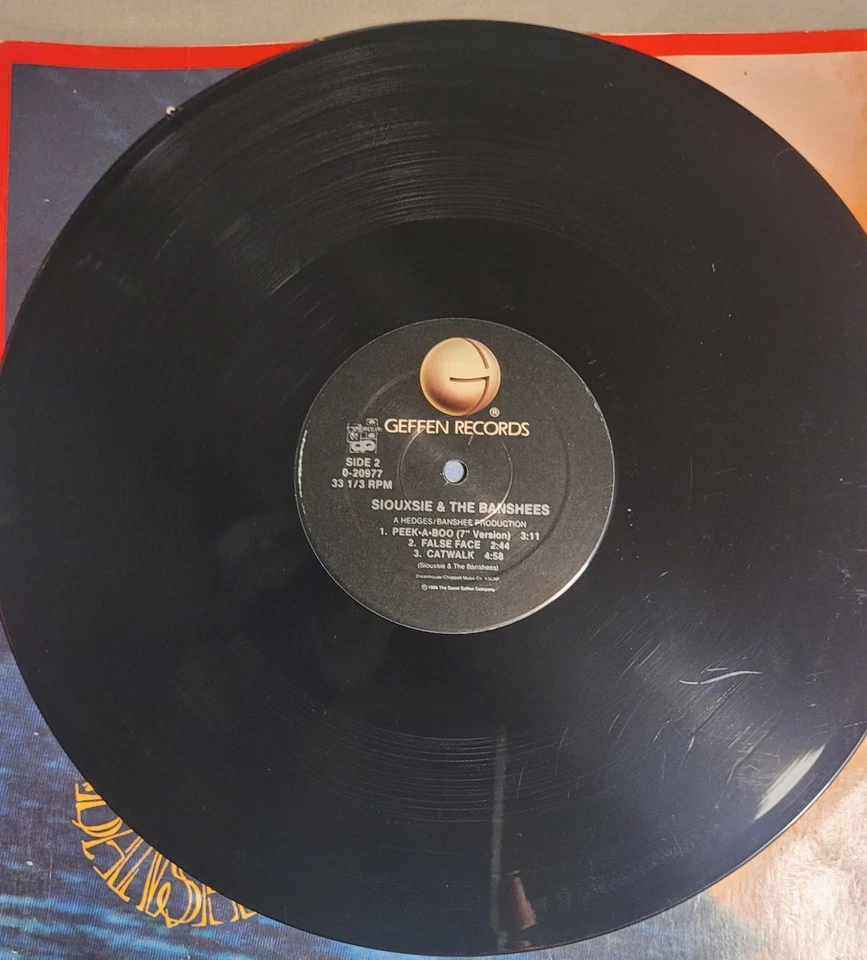 SIOUXSIE AND THE BANSHEES PEEK-A-BOO US GEFFEN 12" SINGLE - Image 4 of 4