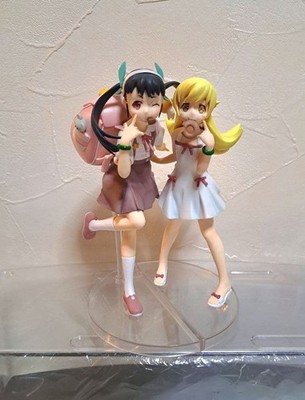 Bakemonogatari Shinobu Oshino and Mayoi Hachikuji Figure Set Collectible Anime