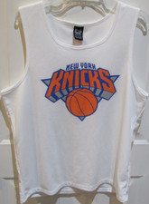New York Knicks Giant Logo Ultra Game Jersey NBA Men's Large white