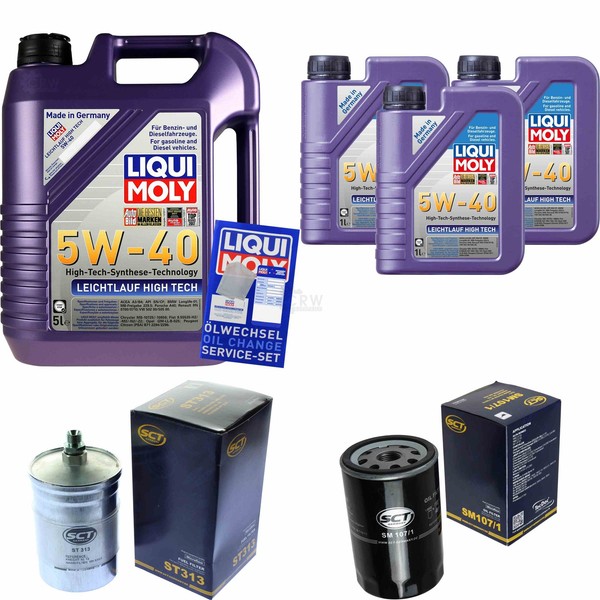 Inspektionskit Filter Liqui Moly ÖL 8L 5W-40 FüR Mercedes-Benz Saloon W124 200-image