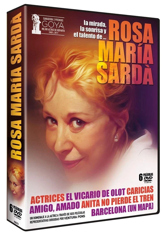 Pack Rosa María Sardá 6 DVDs ACTRICES – EL VICARIO DE OLOT – CARICIAS – AMIGO AM - Bild 1 von 4