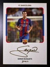 2025 Daka FC Barcelona Team Set Soccer Printed Autograph - Sergio Busquets