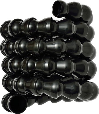 1/2'' Black- 5 Foot Coil) Loc-Line  USA 59859-BLK