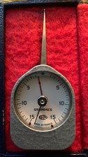 Scherr Tumico 0-15 Grammes Precision Dial Dynamometer Tension Gage France Scherr Tumico 0-15 Grammes Precision Dial Dynamometer Tension Gage France