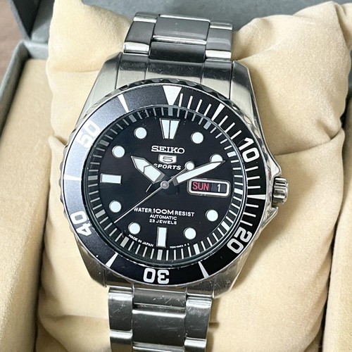 Seiko 5 Sports SNZF17J1 Automatik "Sea Urchin" Japan Made 42mm/1.65" selten - Bild 4 von 10