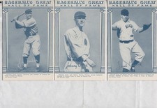 Tinkers To Evans To Chance  Postcard Sized Exhibit Baseball Hall Of Fame Cards