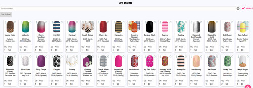 Jamberry Nail Wraps - 3/4 (Partial) Sheets
