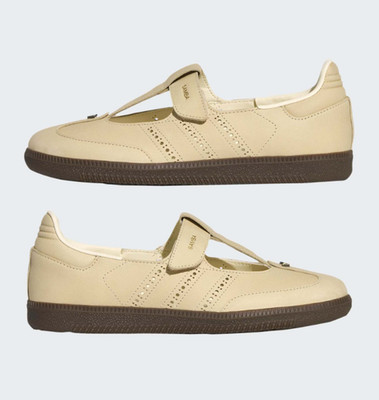 (W) Adidas Samba Jane Crystal Sand Cream White  KJ3969