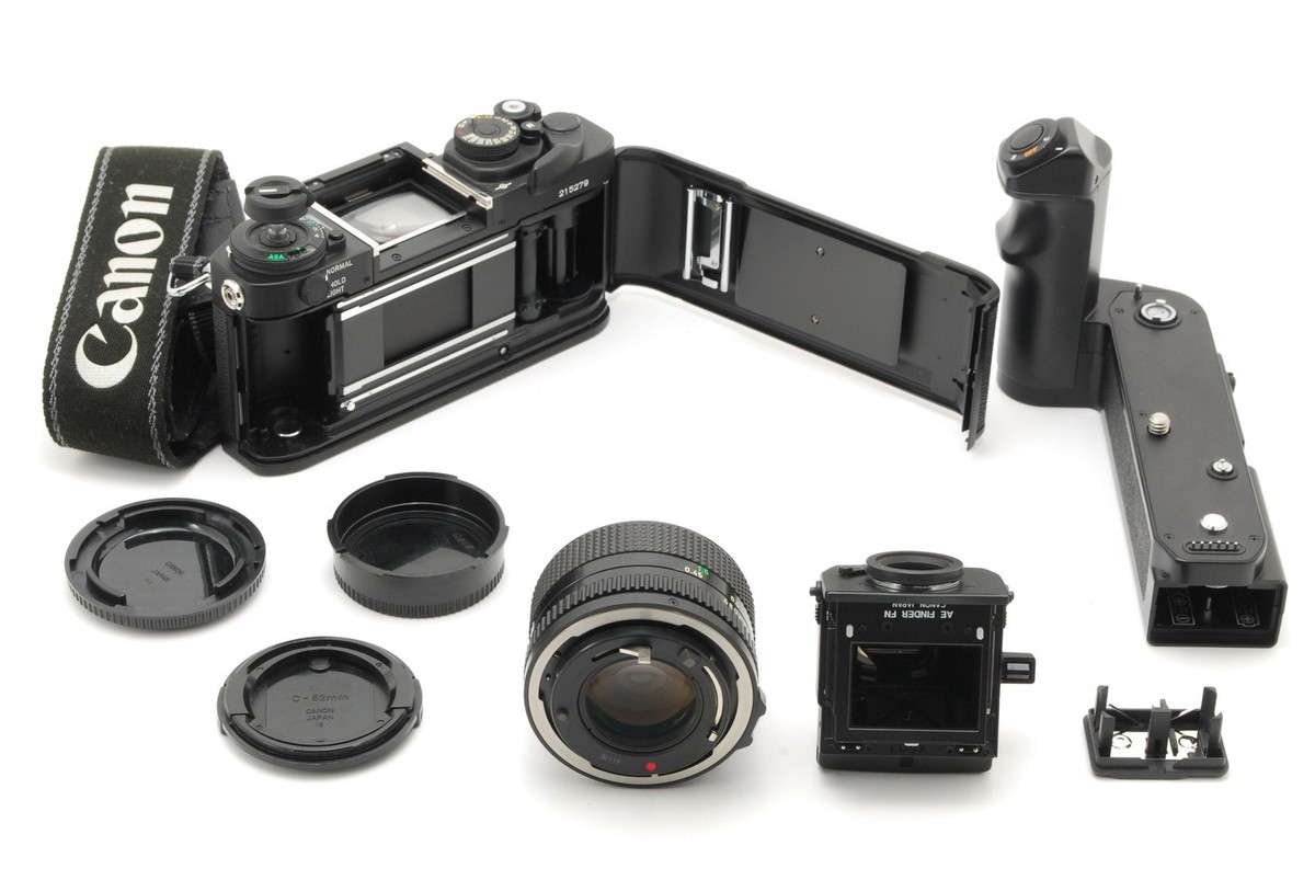 Canon New F-1 NFD 50mm f/1.4 +パワーワインダーFN MINT】 Canon New F-1 SLR Film Camera NFD 50mm F1.4 Lens
