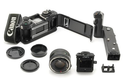 MINT】 Canon New F-1 SLR Film Camera NFD 50mm F1.4 Lens Power
