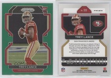 2021 Panini Prizm Rookie Green Prizm Trey Lance #333 Rookie RC