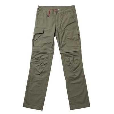 Gardena Herren Zip-Off-Hose 2-in-1 Funktionshose Outdoorhose kurze Hose Olivgrün