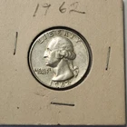 1962 P Washington Quarter, 90% Silver US 25 Cent Coin Perfect For Albums, Q-62AK
