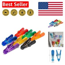 Versatile Magnetic Bag Clips - 7 Multicolor Clips for Home  Office Use