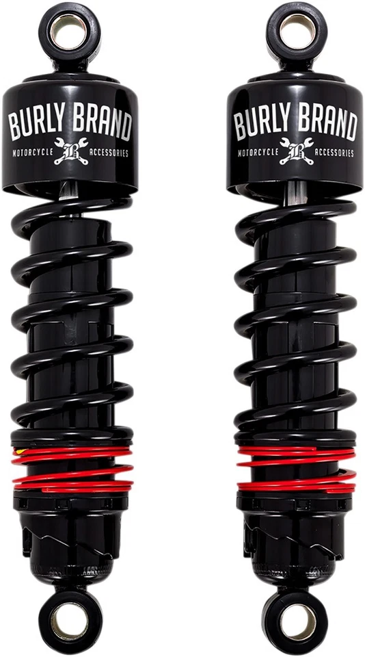 Burly Brand Slammer Plus Shocks 黑色 11.5 英寸 适合 FLH 1997 - 2022 B28-1204B — 第 2/2 张图片