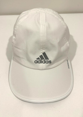 Adidas Superlite 2 Aeroready Adjustable White Gray One Size Sports Hat Cap