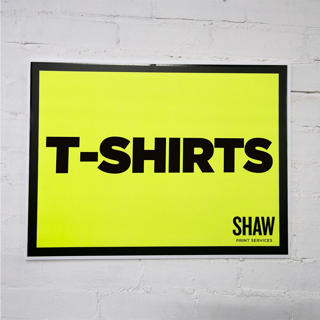 TShirts Event Sign (Landscape)