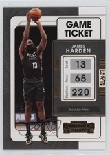 2021-22 Panini Contenders Game Ticket Bronze James Harden #64 11p7