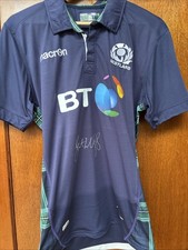 Stuart Hogg Signed Scotland Shirt