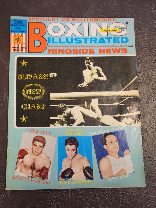 November 1969 Boxing Illustrated Magazine