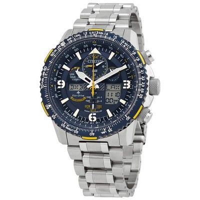 Citizen Promaster Skyhawk A-T Perpetual Alarm Chronograph Blue Dial Men's Watch