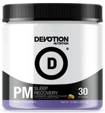 Devotion Nutrition PM Sleep Recovery Relax Mind & Mood Raspberry Lemonade 10.66