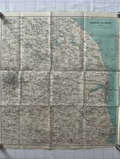 YARMOUTH District - Norwich, Beccles, Lowestoft 1948 Vintage County Map England