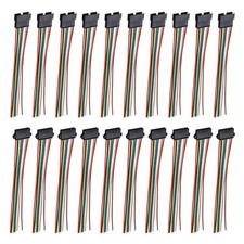 10 PCS 30cm 8-Pin Male to Female Breadboard Jumper Wire Ribbon Cable 2.54mm