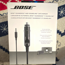 Bose SoundDock/SoundLink Speaker Car Charger Black 12V 343026-0020