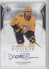 2022 Ultimate Collection 2021-22 Base Update /299 David Farrance #140 Auto 09ar