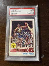 1977 Topps ROBERT PARISH #111 Rookie PSA 9 Mint 