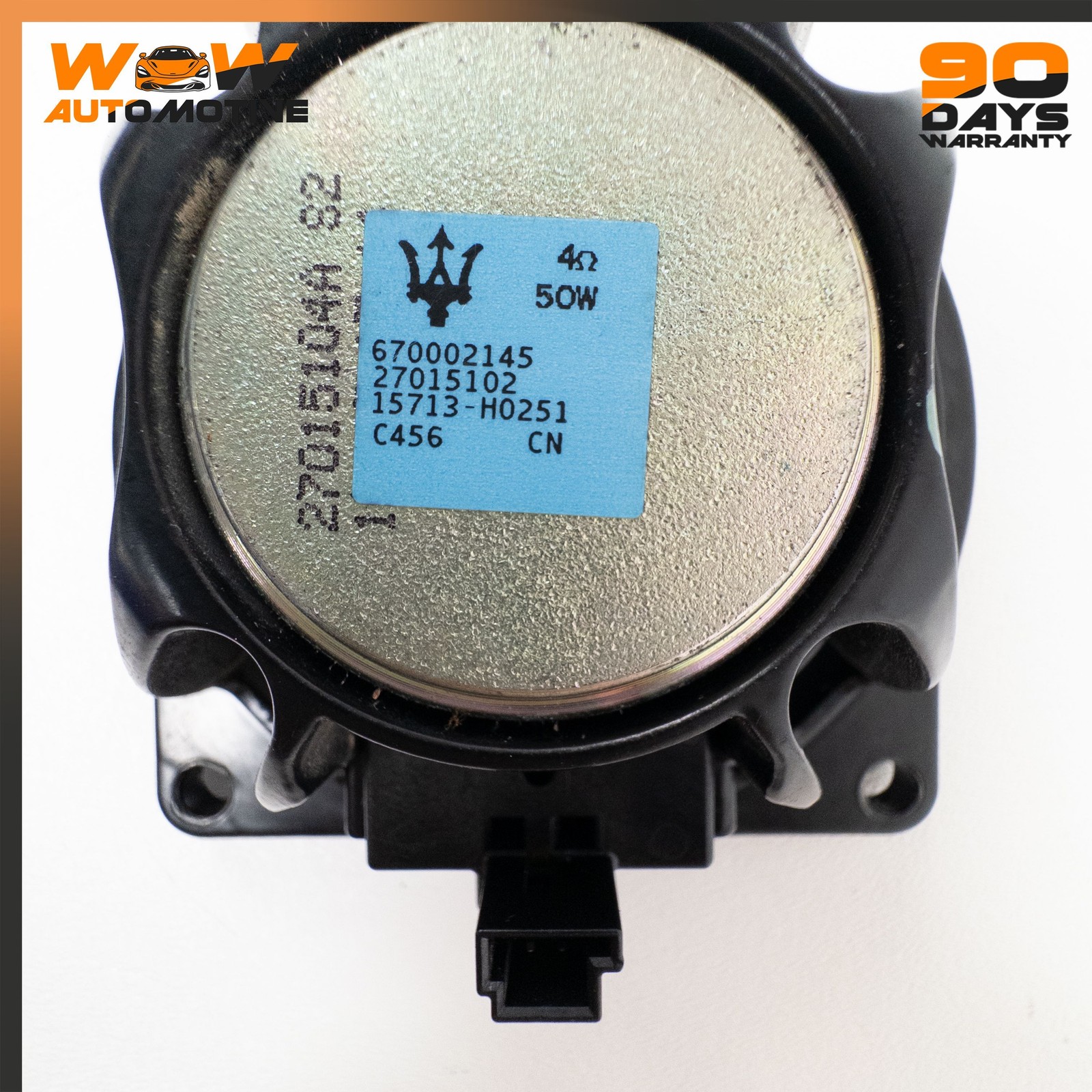 13-19 MASERATI QUATTROPORTE GTS GHIBLI FRONT CENTER MID WOOFER LOUDSPEAKER OEM