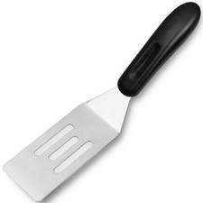 1 X Professional Mini Serving Spatula #2622, Stainless Steel Mini/ 8in, Black 