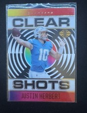 Justin Herbert 2021 Panini Illusions Clear Shots   CS-1