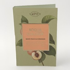 4711 Acqua Colonia White Peach Coriander 0.03 oz EDC Mini Travel Sample Vial