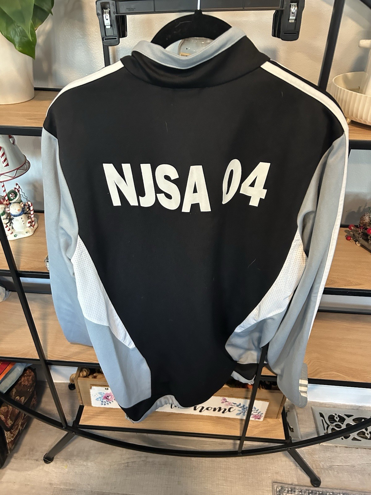 Soccer Long Sleeve Goalie Shirt Black And Gray Men’s Medium Adidas