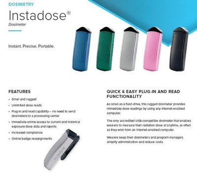 Mirion Instadose USB-Compatible Unlimited On-Demand Exposure Results