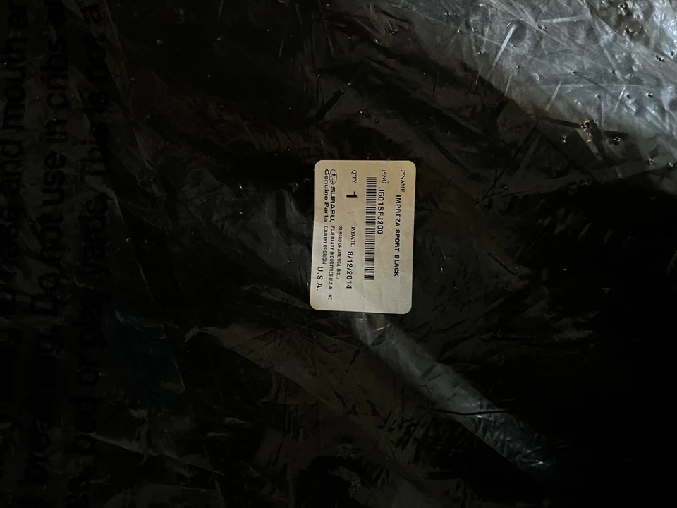 2015 Subaru Impreza Sport коврики - обернутый новый спереди и сзади - Изображение 4 из 4