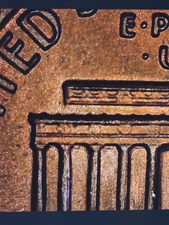 1970 S Lincoln Penny Floating Roof Uncirculated Red